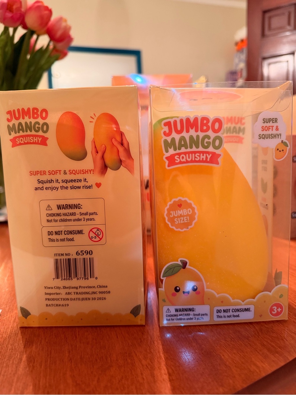 Jumbo Squishy Mango 🥭 Super Soft Slow Rise Sensory Toy
